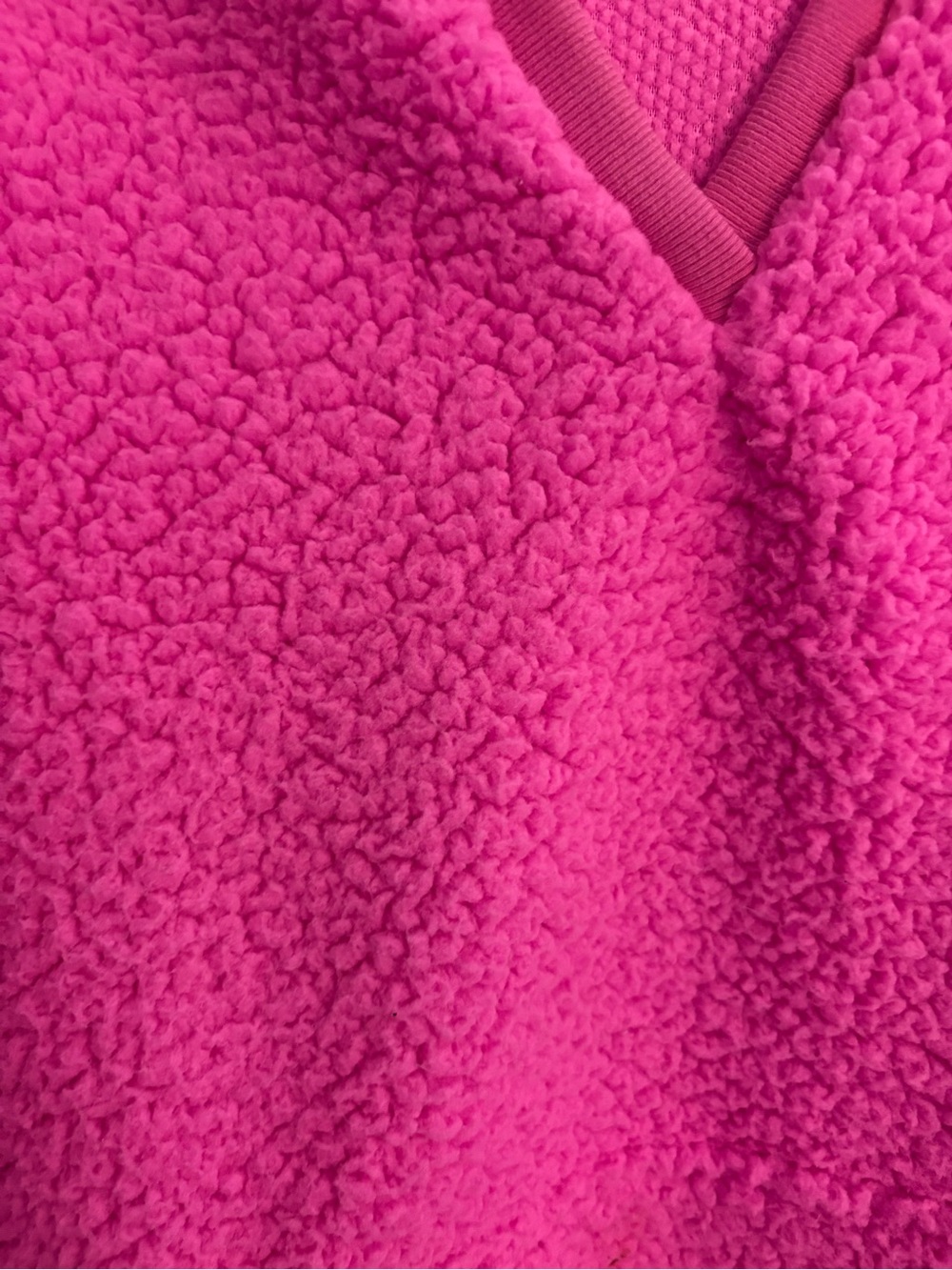 PINK Victoria's Secret Hot Pink Textured Waffle-Knit Top - Picture 3 of 4